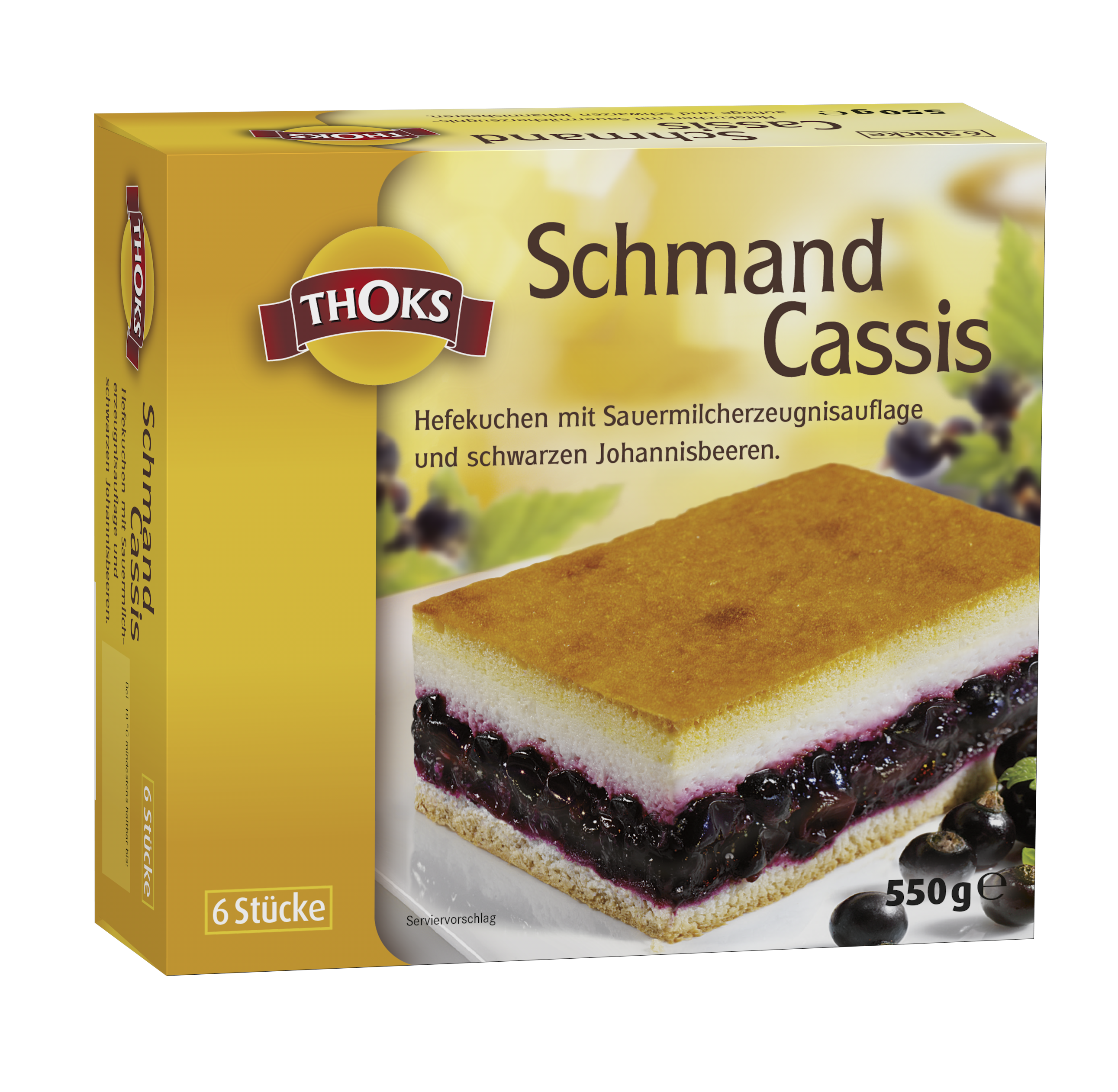 Schmand Cassiskuchen