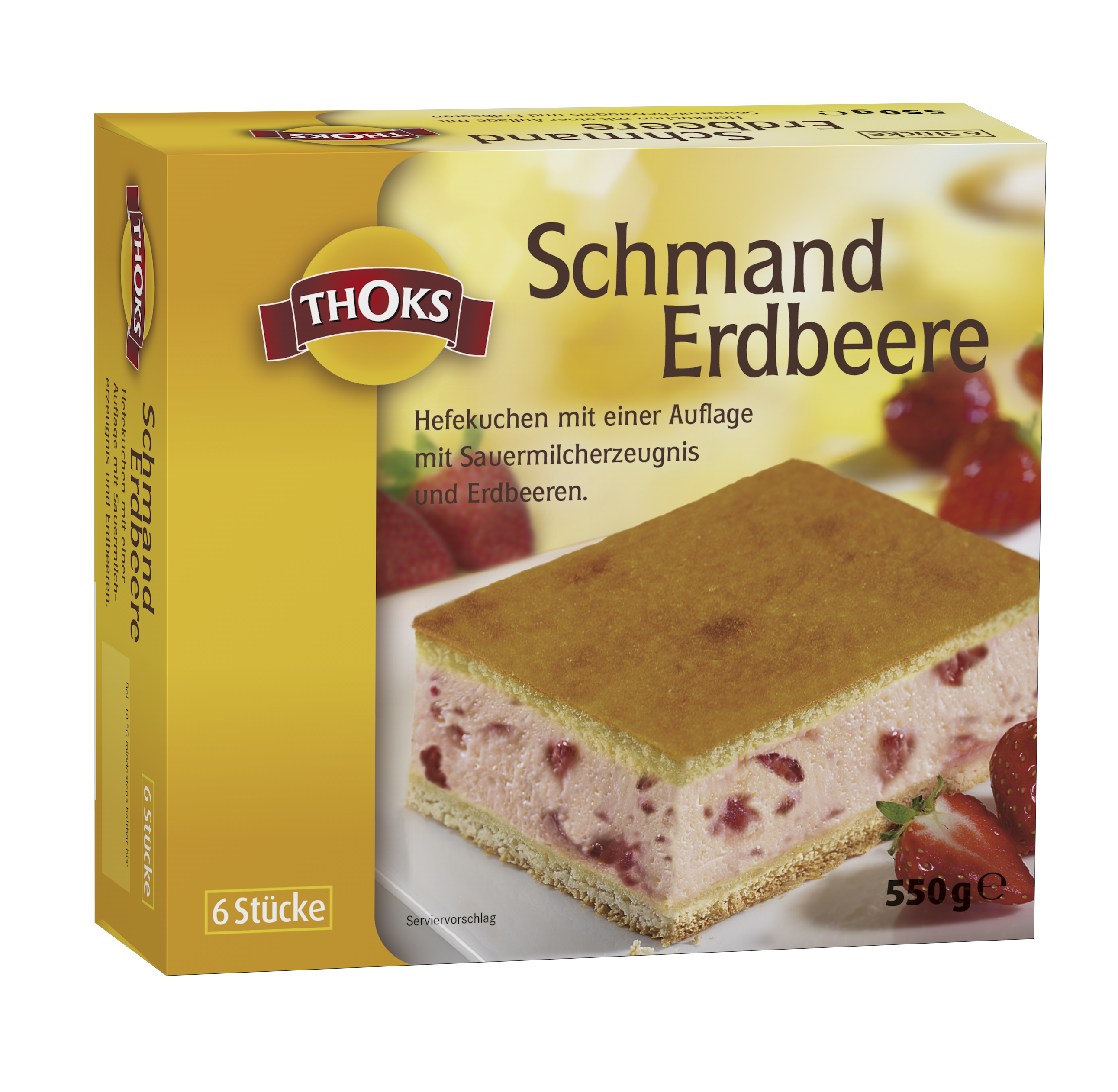 Schmand-Erdbeerkuchen
